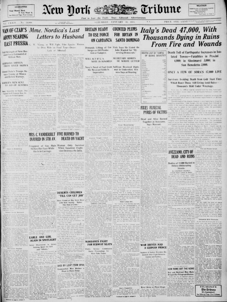 New-York-tribune.,-January-16,-1915,-Image-1-